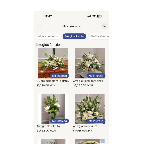 App screen