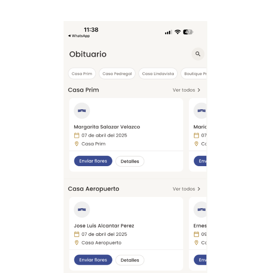 App screen