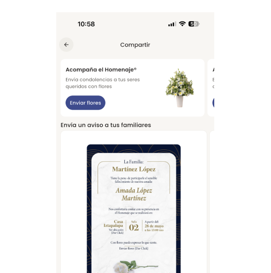 App screen