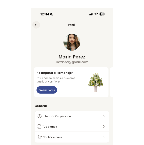 App screen
