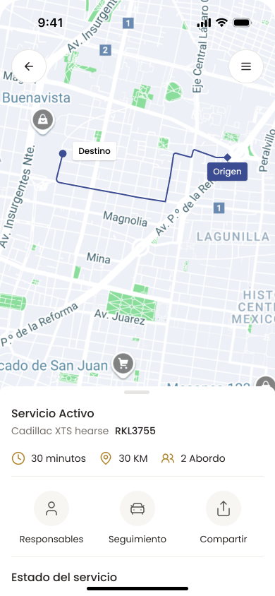 App screen