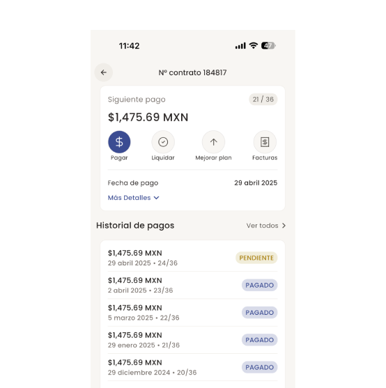 App screen